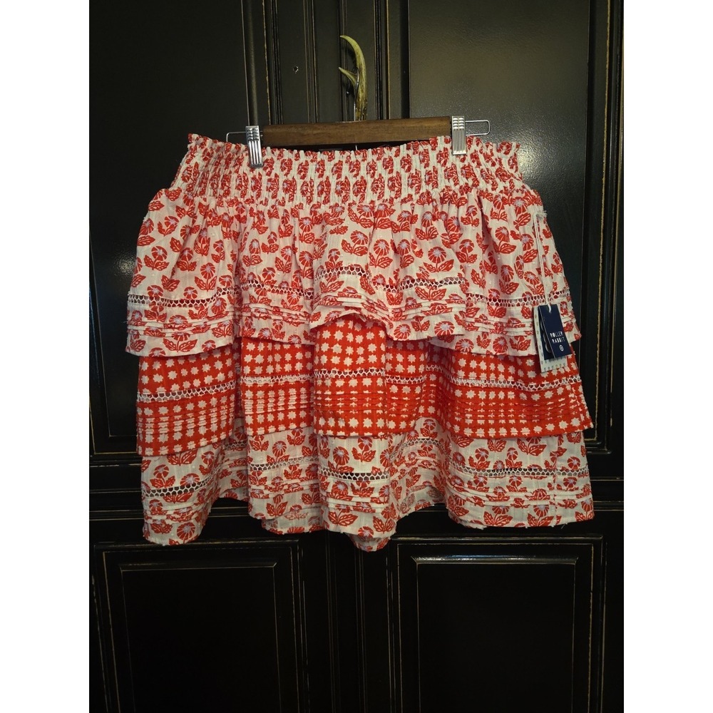 Roller Rabbit Women's Floral Ruffles Xxl  Skirt, Summer, Beach, Vacation, Target